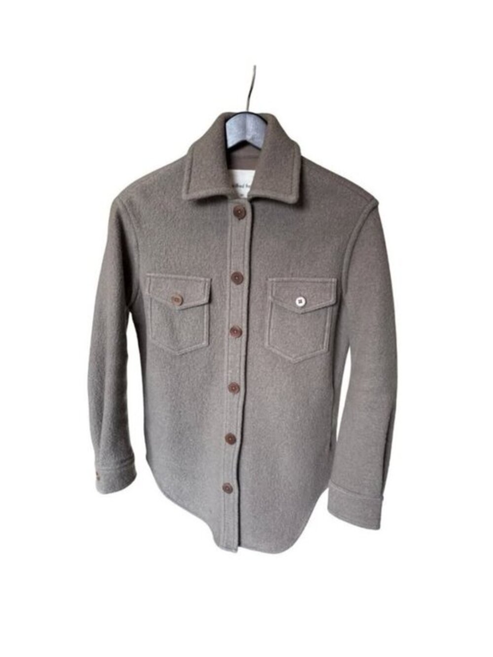 Wilfred Free Taupe Shacket / Jacket (XXS)